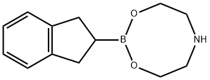 2-INDANYLBORONIC ACID DIETHANOLAMINE ESTER Structural