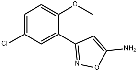 3-(5-CHLORO-2-METHOXY-PHENYL)-ISOXAZOL-5-YLAMINE