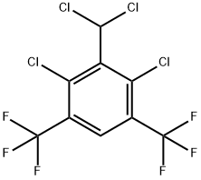 2,6-DICHLORO-3,5-BIS(TRIFLUOROMETHYL)BENZAL CHLORIDE Structural