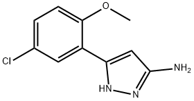 5-(5-CHLORO-2-METHOXY-PHENYL)-2H-PYRAZOL-3-YLAMINE