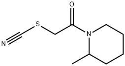 Thiocyanic acid, 2-(2-methyl-1-piperidinyl)-2-oxoethyl ester (9CI) Structural