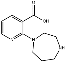 4-(3-CARBOXY-PYRIDIN-2-YL)-[1,4]DIAZEPANE-1-CARBOXYLIC ACID TERT-BUTYL ESTER Structural