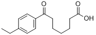 7-(4-ETHYLPHENYL)-7-OXOHEPTANOIC ACID Structural