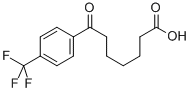 7-OXO-7-(4-TRIFLUOROMETHYLPHENYL)HEPTANOIC ACID Structural