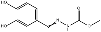 Hydrazinecarboxylic acid, [(3,4-dihydroxyphenyl)methylene]-, methyl ester (9CI) Structural