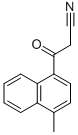 3-(4-METHYL-1-NAPHTHYL)-3-OXOPROPANENITRILE