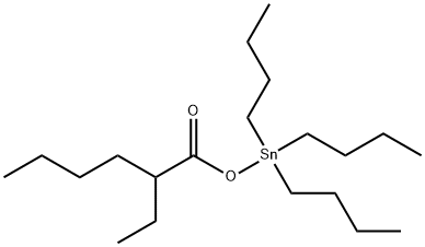 tributyl[(2-ethylhexanoyl)oxy]stannane Structural