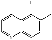 Quinoline, 5-fluoro-6-methyl- (9CI) Structural