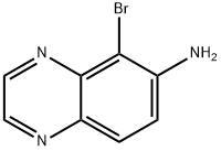 5-Bromoquinoxalin-6-amine Structural