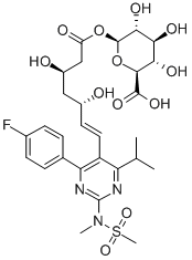 ROSUVASTATIN ACYL-B-D-GLUCURONIDE Structural