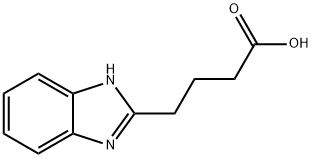 4-(2-BENZIMIDAZOLYL)BUTYRIC ACID Structural