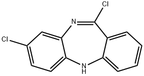 8,11-Dichloro-5H-dibenzo[b,e][1,4]diazepine Structural