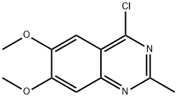 4-chloro-6,7-dimethoxy-2-methylquinazoline Structural