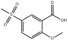 2-Methoxy-5-(methylsulfonyl)benzoic acid Structural