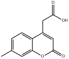 (7-METHYL-2-OXO-2H-CHROMEN-4-YL)ACETIC ACID Structural