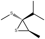 Thiirane, 3-methyl-2-(1-methylethyl)-2-(methylthio)-, trans- (9CI) Structural