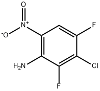 3-Chloro-2,4-difluoro-6-nitroaniline Structural