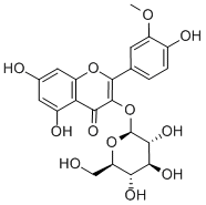 Isorhamnetin-3-O-beta-D-Glucoside Structural