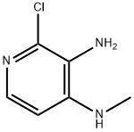 2-CHLORO-N4-METHYLPYRIDINE-3,4-DIAMINE Structural