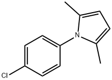 1-(4-CHLOROPHENYL)-2,5-DIMETHYLPYRROLE Structural