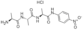 H-ALA-ALA-ALA-PNA HCL Structural