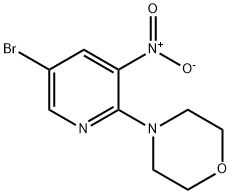 4-(5-BROMO-3-NITRO-PYRIDIN-2-YL)-MORPHOLINE Structural