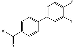 3',4'-DIFLUORO-BIPHENYL-4-CARBOXYLIC ACID Structural