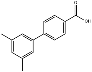 3',5'-DIMETHYLBIPHENYL-4-CARBOXYLIC ACID Structural