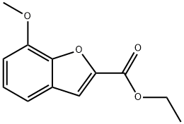 ETHYL 7-METHOXYBENZOFURAN-2-CARBOXYLATE Structural