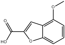 4-METHOXYBENZOFURAN-2-CARBOXYLIC ACID Structural