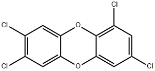 1,3,7,8-TETRACHLORODIBENZO-P-DIOXIN Structural