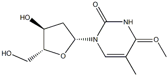 Thymidine, 4-O-methyl- Structural