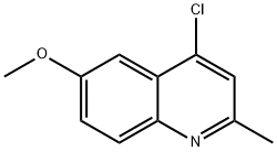 4-CHLORO-6-METHOXY-2-METHYLQUINOLINE Structural