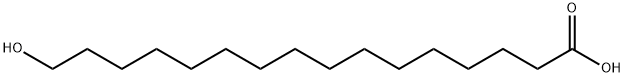 16-HYDROXYHEXADECANOIC ACID Structural