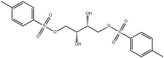 (+)-1 4-DI-O-TOSYL-D-THREITOL Structural