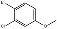 4-Bromo-3-chloroanisole Structural