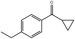 CYCLOPROPYL 4-ETHYLPHENYL KETONE Structural