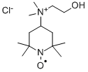 4-(N,N-DIMETHYL-N-(2-HYDROXYETHYL))AMMONIUM-2,2,6,6-TETRAMETHYLPIPERIDINE-1-OXYL CHLORIDE Structural