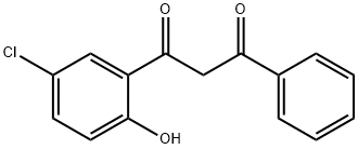 1-(5-CHLORO-2-HYDROXYPHENYL)-3-PHENYL-1,3-PROPANEDIONE Structural