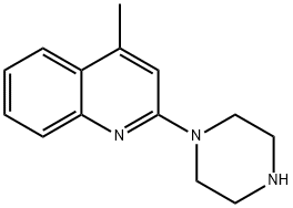 4-METHYL-2-PIPERAZIN-1-YL-QUINOLINE Structural