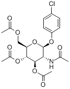 4'-CHLOROPHENYL 2-ACETAMIDO-3,4,6-TETRA-O-ACETYL-2-DEOXY-BETA-D-GLUCOPYRANOSIDE Structural