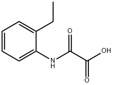 [(2-ethylphenyl)amino](oxo)acetic acid Structural