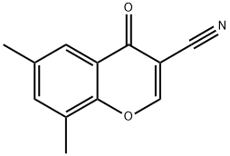 3-CYANO-6,8-DIMETHYLCHROMONE Structural