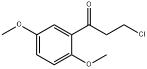 3-CHLORO-1-(2,5-DIMETHOXYPHENYL)PROPAN-1-ONE Structural