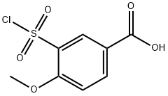 3-(CHLOROSULFONYL)-4-METHOXYBENZOIC ACID Structural