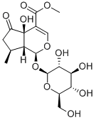 1α-(β-D-Glucopyranosyloxy)-1,4a,5,6,7,7aα-hexahydro-4aα-hydroxy-7α-methyl-5-oxocyclopenta[c]pyran-4-carboxylic acid methyl ester Structural