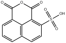 1,8-NAPHTHALENEDICARBOXYLIC ANHYDRIDE -4-SULPHO POTASSIUM SALT Structural