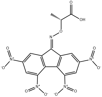 (-)-ALPHA-(2,4,5,7-TETRANITRO-9-FLUORENYLIDENEAMINOXY)PROPIONIC ACID