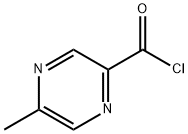 Pyrazinecarbonyl chloride, 5-methyl- (9CI) Structural