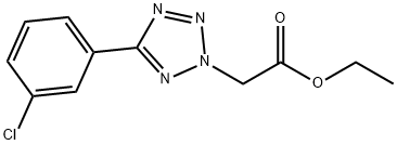 [5-(3-CHLOROPHENYL)-TETRAZOL-2-YL]-ACETIC ACID ETHYL ESTER